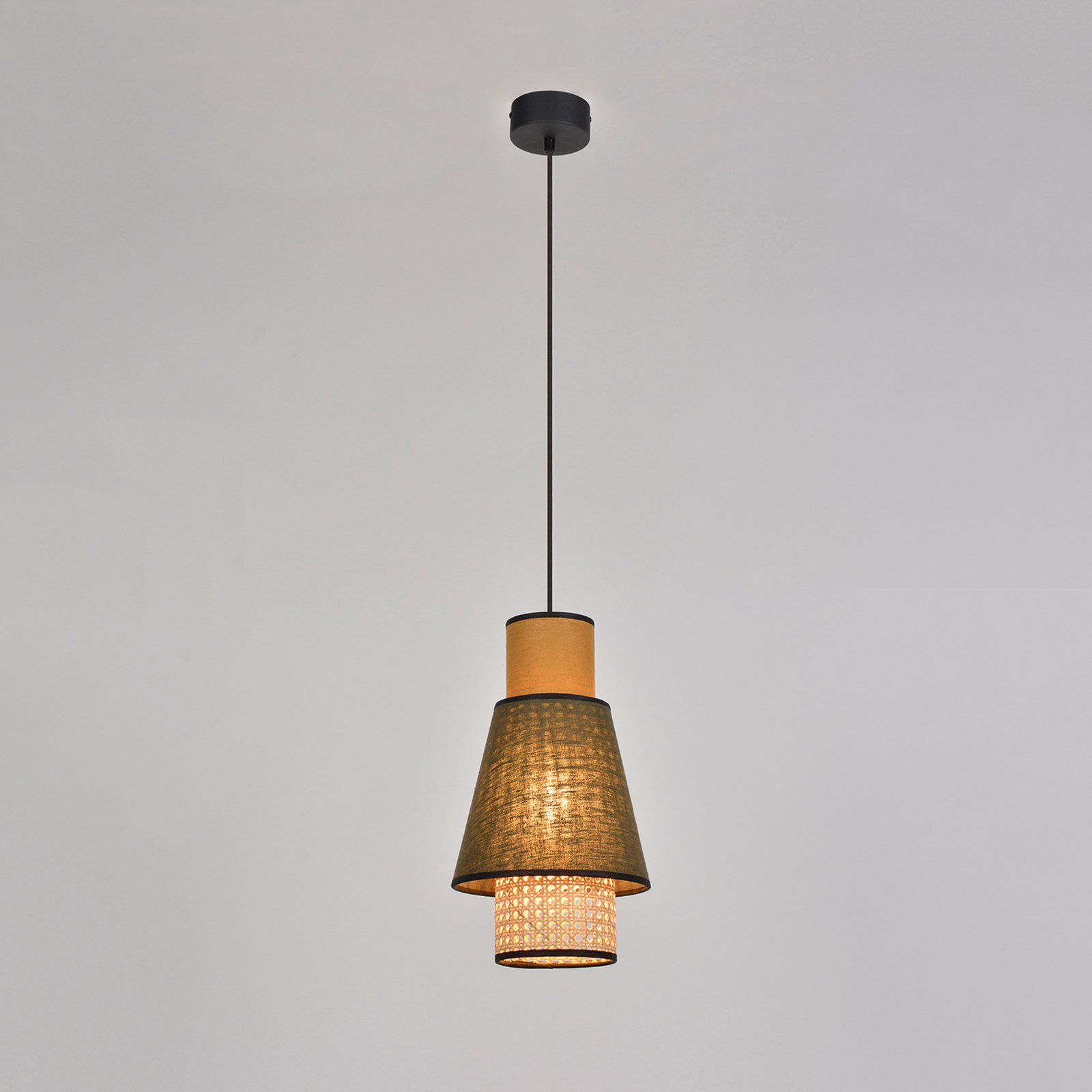 Singapour XS Hängeleuchte khaki/curry - MARKET SET Singapour XS Hängeleuchte khaki/curry - MARKET SET