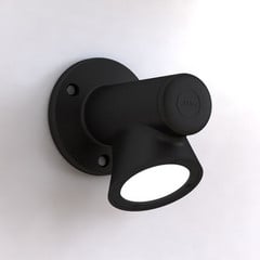 Martinelli Luce Bruco aplique antracita 1 luz