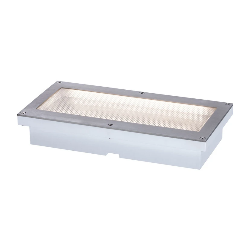 Paulmann - Brick LED-Bodeneinbauleuchte, grau, 10 x 20 cm