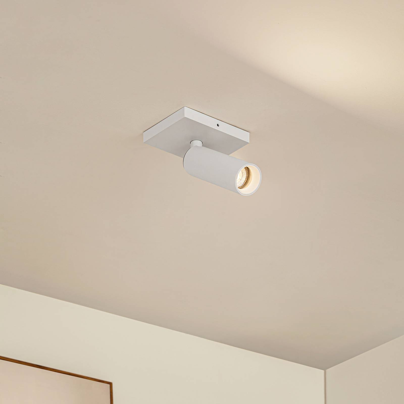 Arcchio Deckenstrahler Brinja Slim, weiß, 1-flg., GU10 MR11 günstig online kaufen