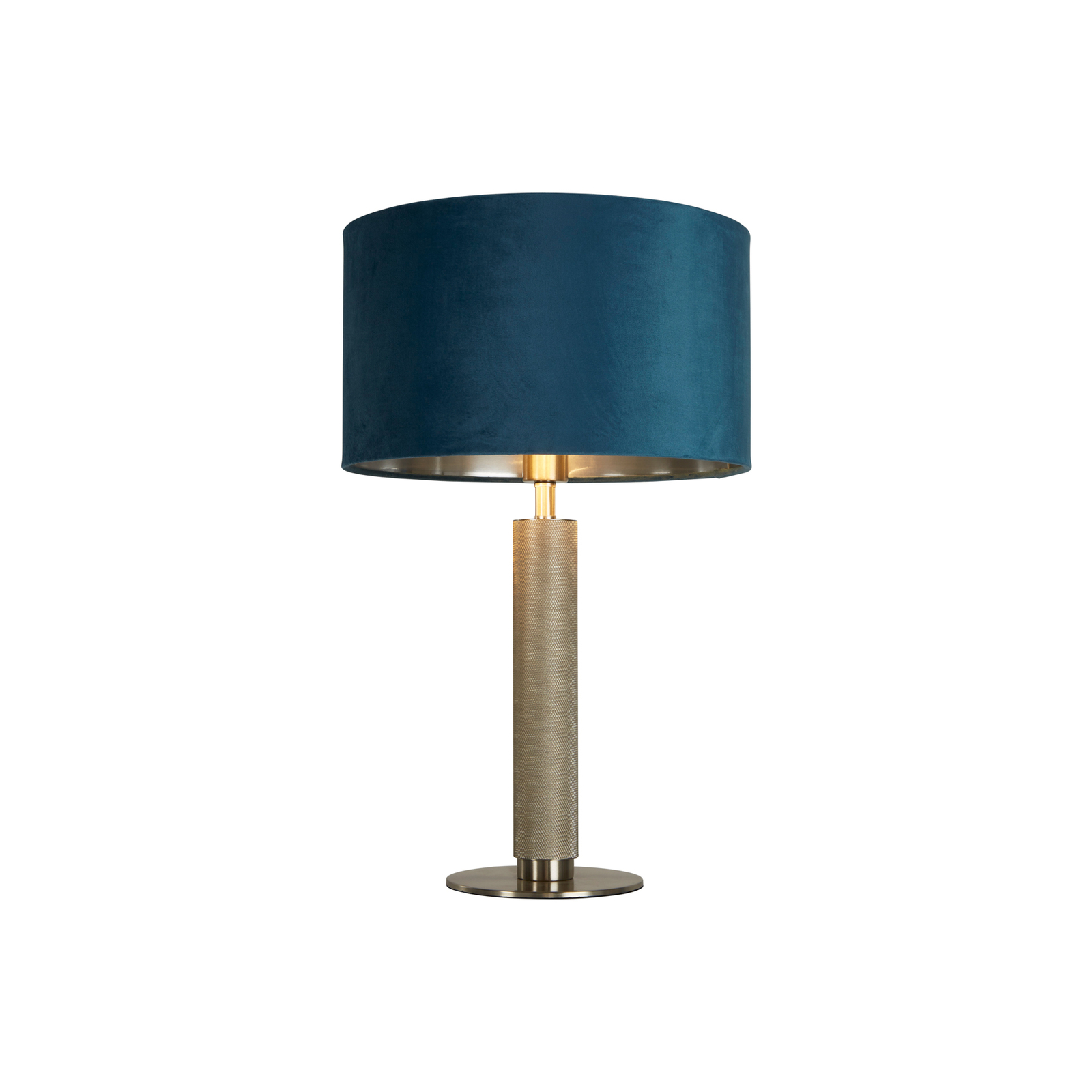 London table lamp, silver / turquoise