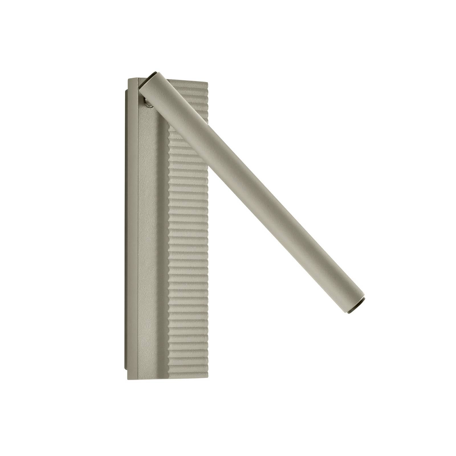 Bover LED-Wandleuchte Arid A/02 grau, Alu, 2.700 K