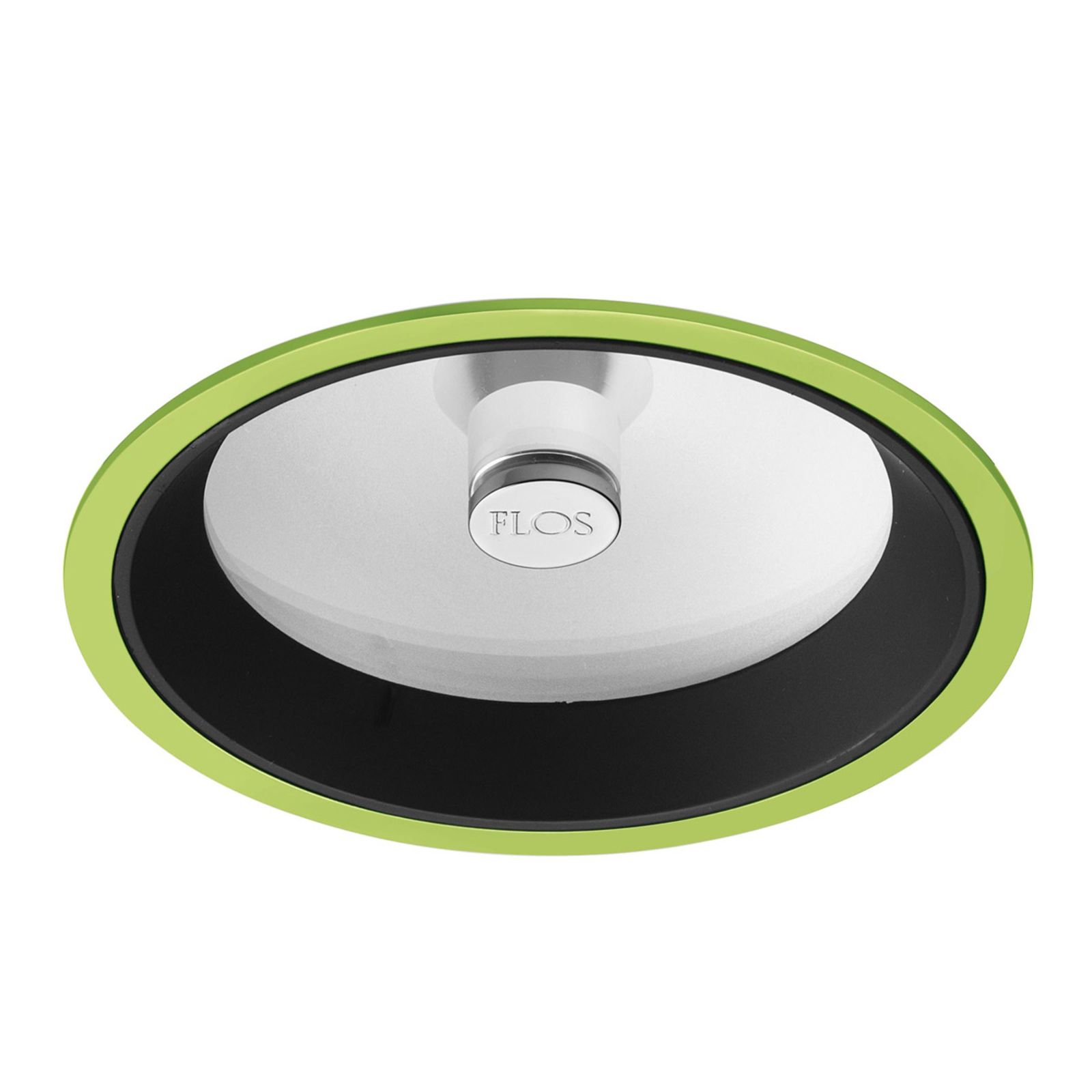 Flos ARCHITECTURAL WAN Downlight by FLOS, Green, for Living / Dining Room, Aluminium, glass, G9, 40 W, energy efficiency: A++