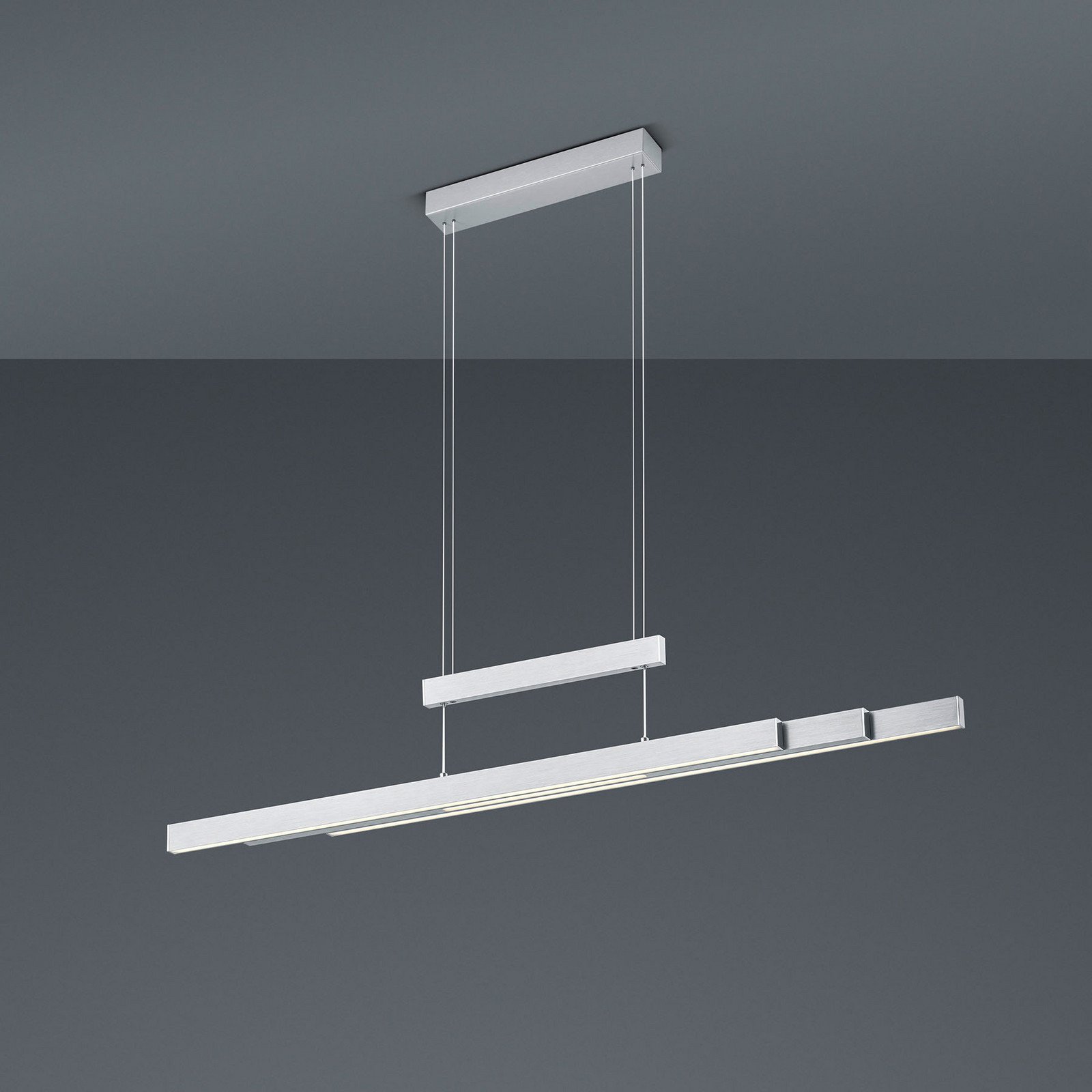 Trio Lighting Lampă suspendată LED Trajan 2.700-5.000K nichel mat - Camera de zi / sufragerie - Modern - Metal