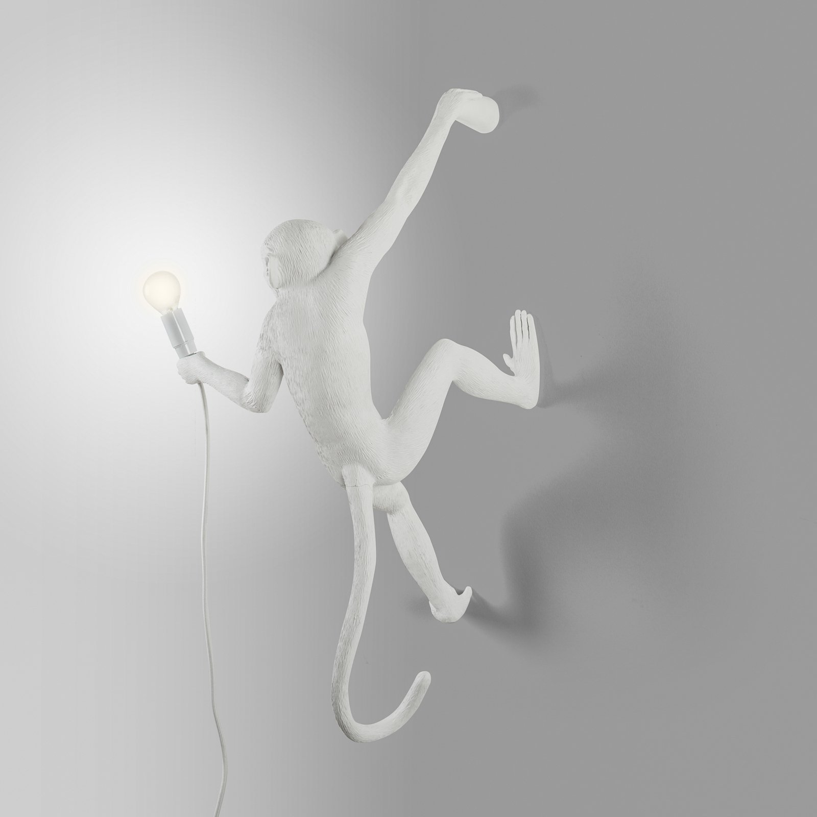 Monkey Hanging Nástěnné Svítidlo Right White - Seletti