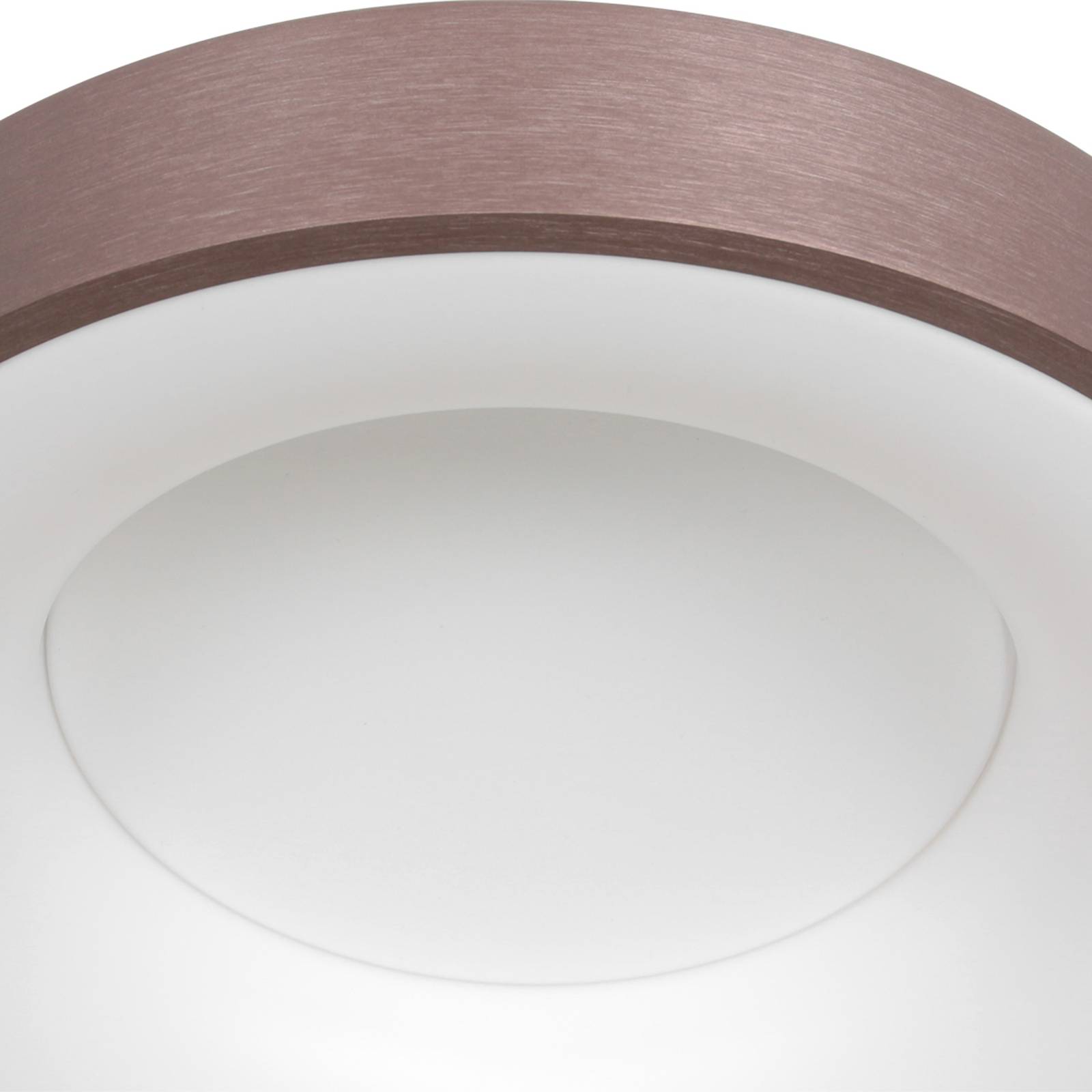 Lampa sufitowa LED Ringlede, 2 700 K Ø 38 cm Bronz