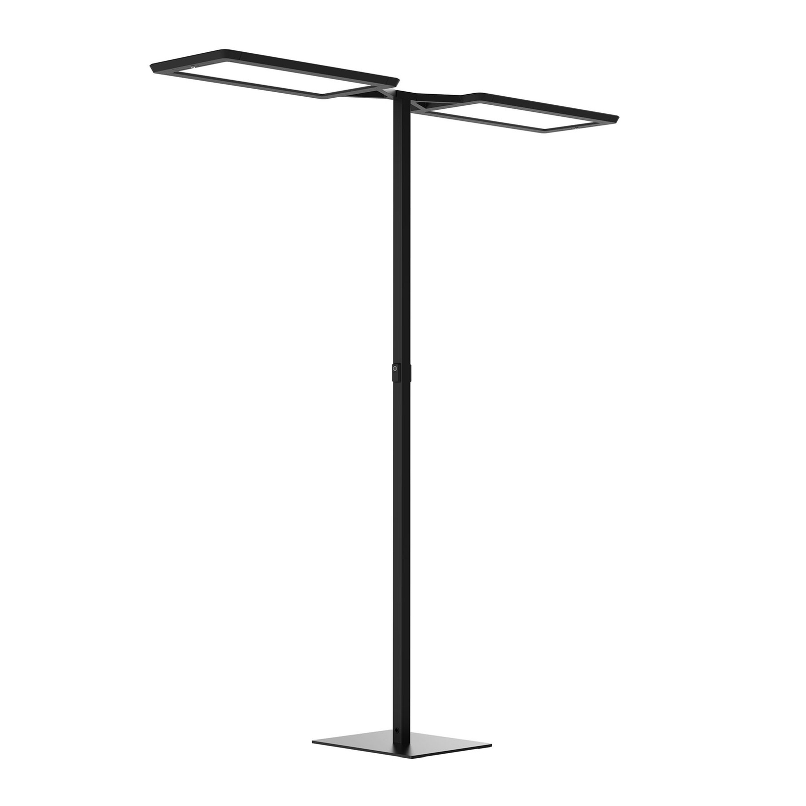 Yara.double LED floor lamp 4,000K, Bluetooth, PIR 30,000lm