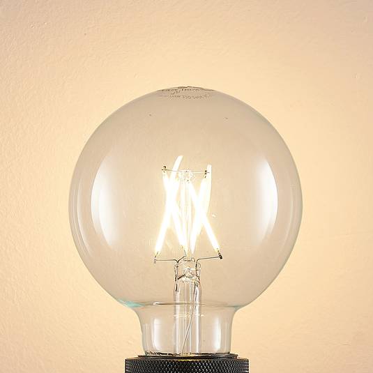 LED-lamppu E27 4W 2.700K G95 globe filamentti