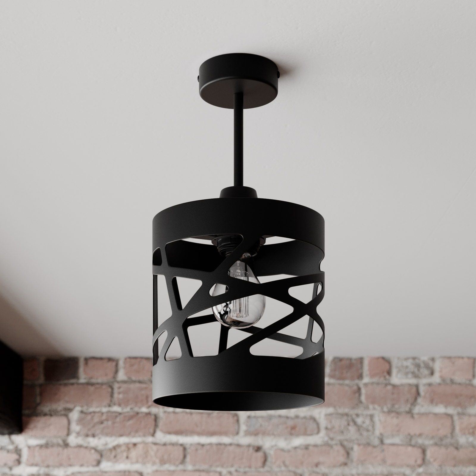 Modul Frez ceiling lamp sample shade 17.5cm black