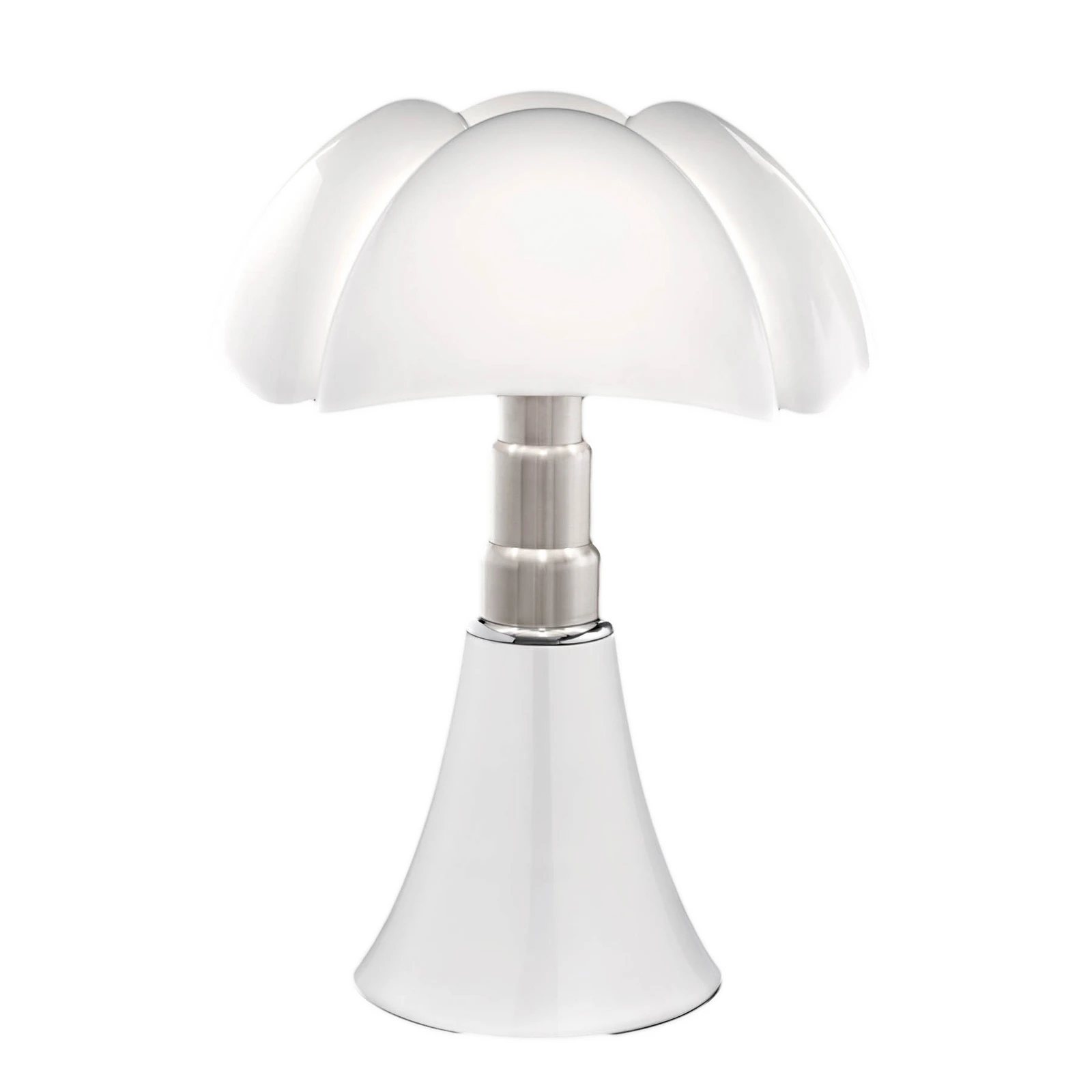 Martinelli Luce Pipistrello LED tafellamp, wit, dimbaar
