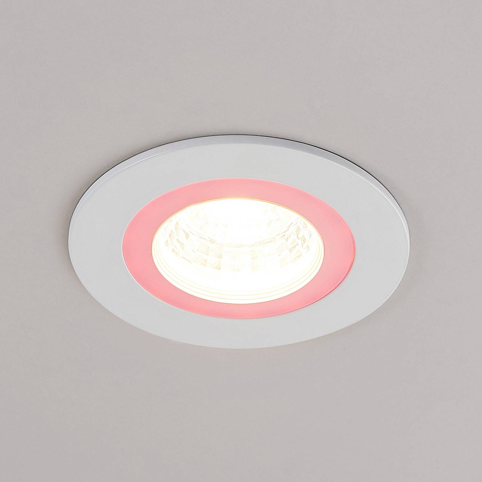 Lindby Noor spot encastrable LED RGBW blanc