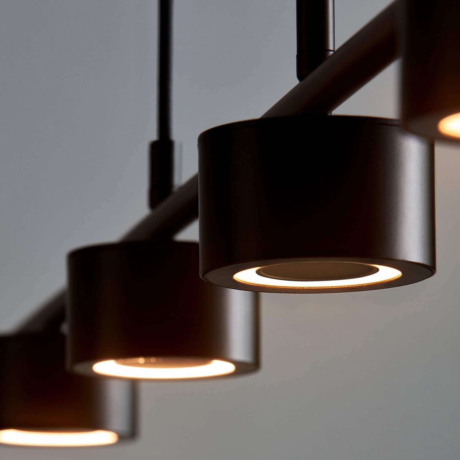 Clyde 4 LED Lámpara Colgante Long Black - Nordlux