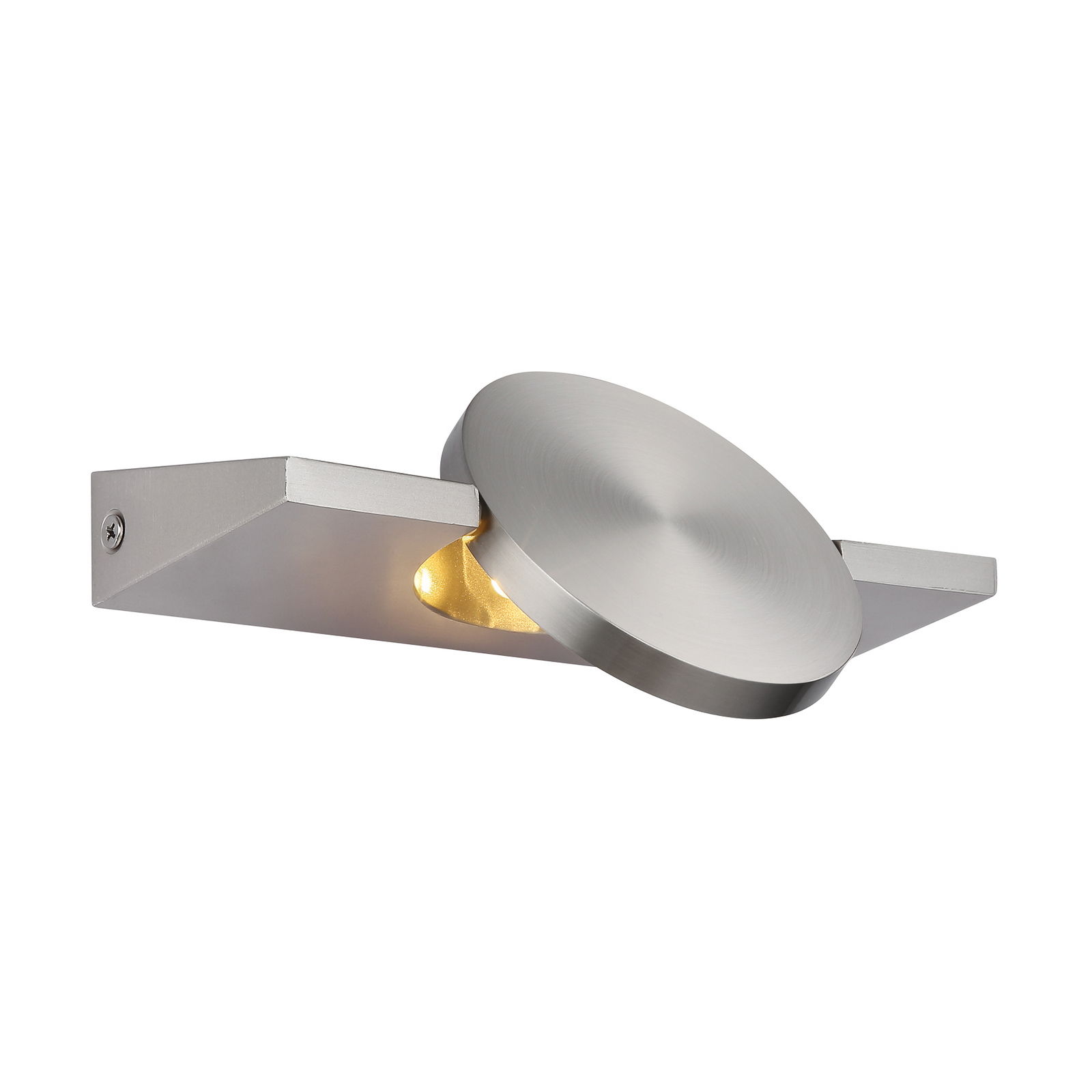 LED-vegglampe Jasper, høyde 20 cm, matt nikkel, metall LED-vegglampe Jasper, høyde 20 cm, matt nikkel, metall