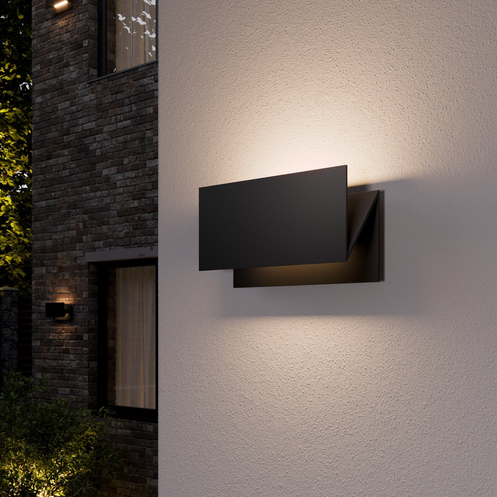 Meja Candeeiro de Parede Exterior IP54 Graphite - Lucande