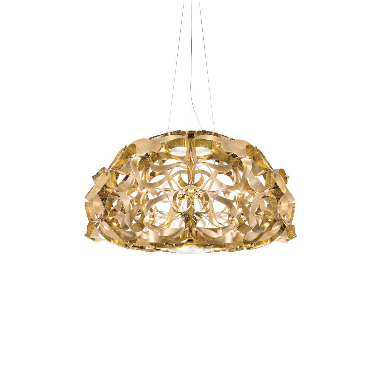 Slamp Hängelampe Quantica, goldfarben, Ø 120 cm