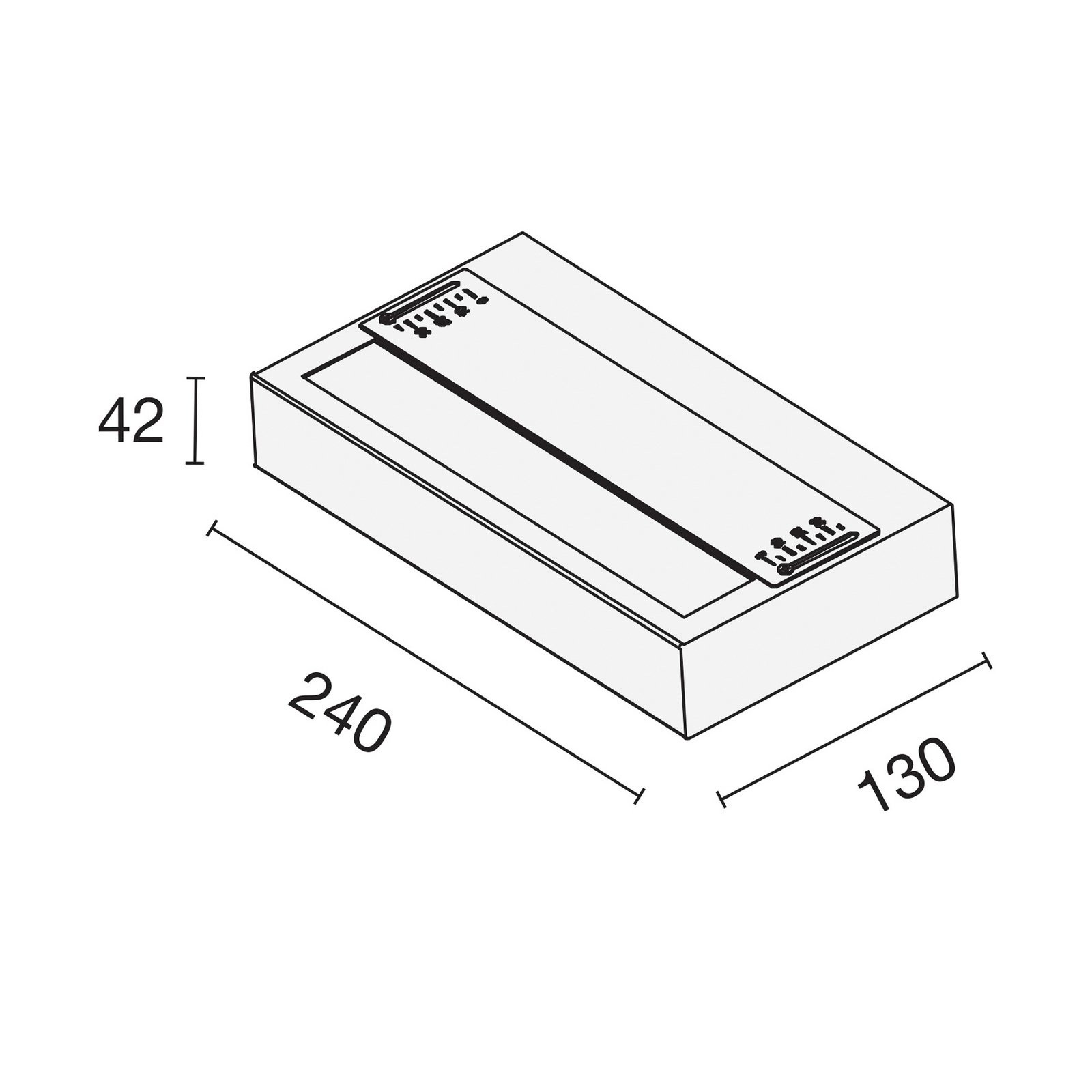 SLC LED wandlamp Illumin8, zwart, CCT, aluminium