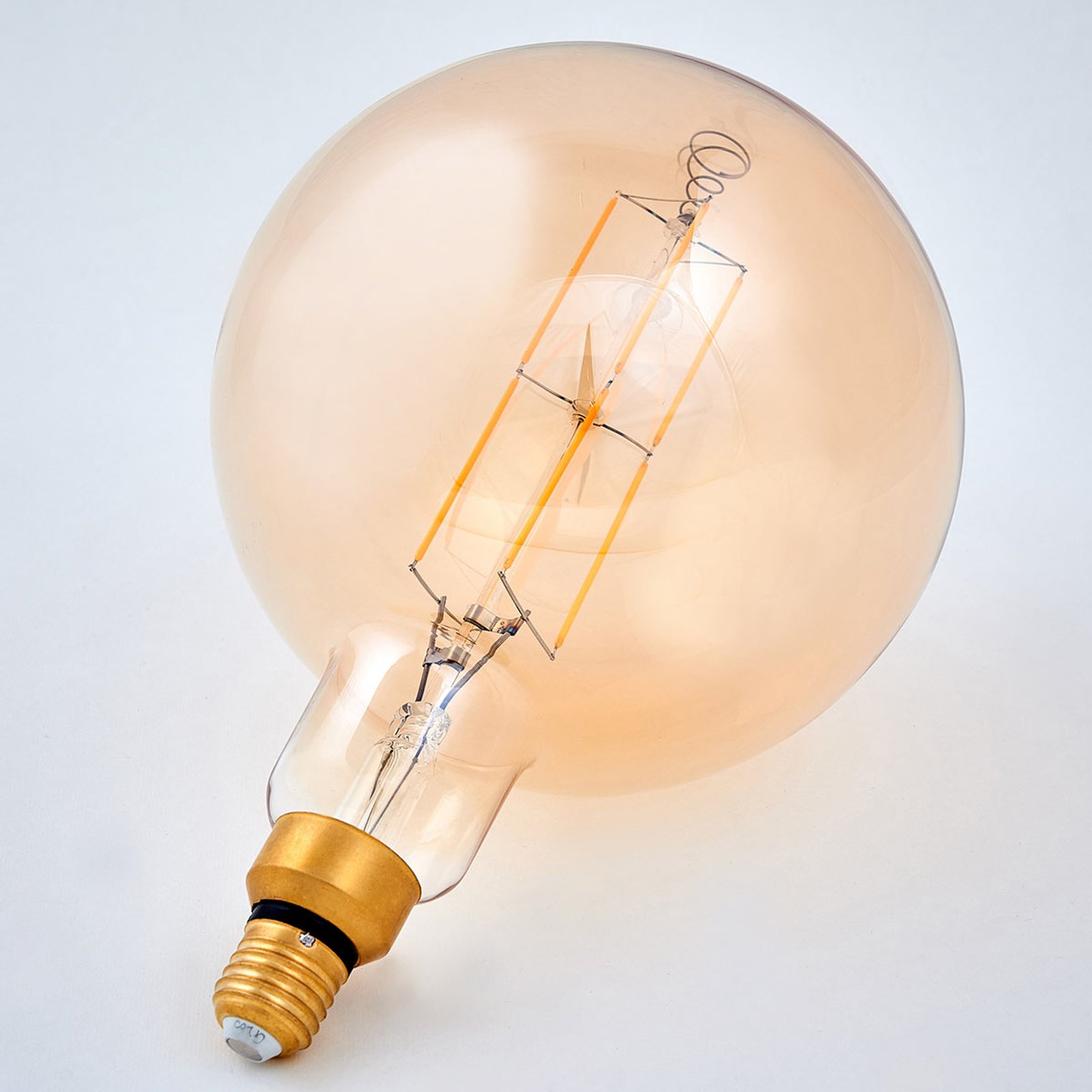 E27 ampoule LED fil 8 W 800 lm 1 800 K ambre globe