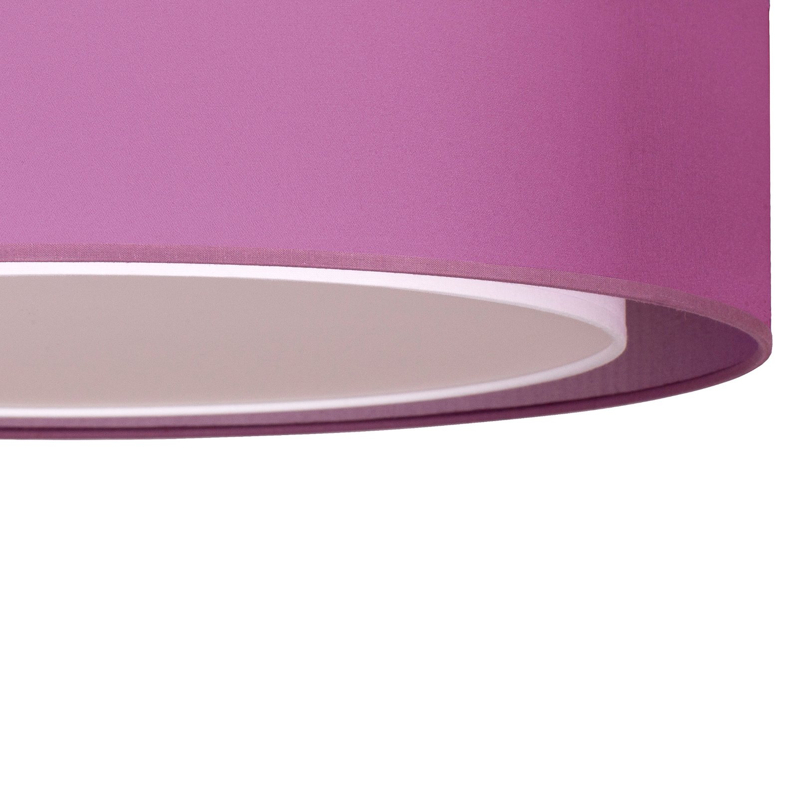 Euluna Tibu stropna svetilka, tekstil, Ø50cm, vijolična