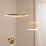LED-hengelampe CIRCOLO, olivgrønn, Ø 30/45/60 cm, 3 lyskilder