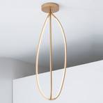 Artemide Arrival stropna svjetiljka, App, mesing, 130 cm