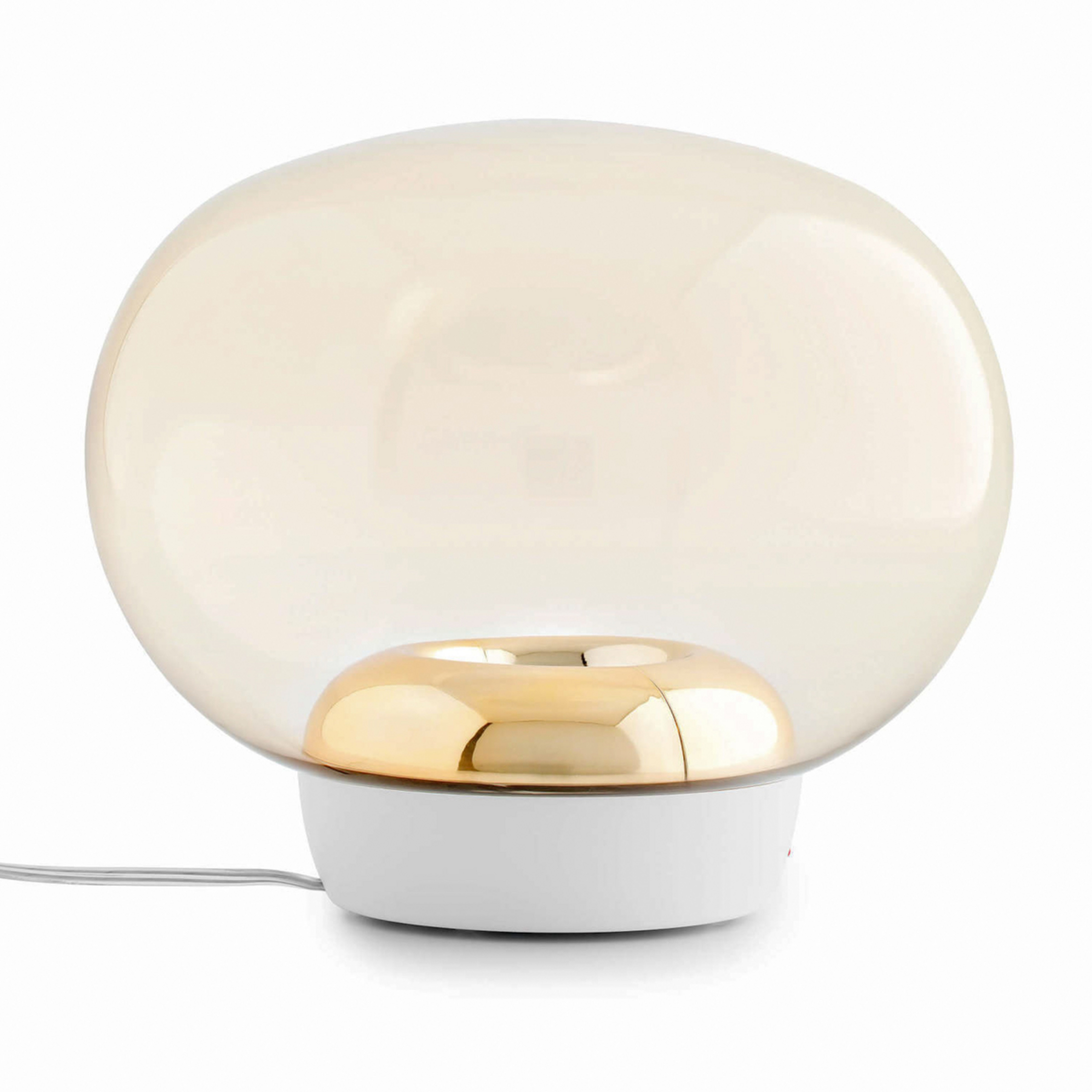 La Mariée LED-Tischlampe, gold/weiß, Hähe 23,5 cm - Stilnovo