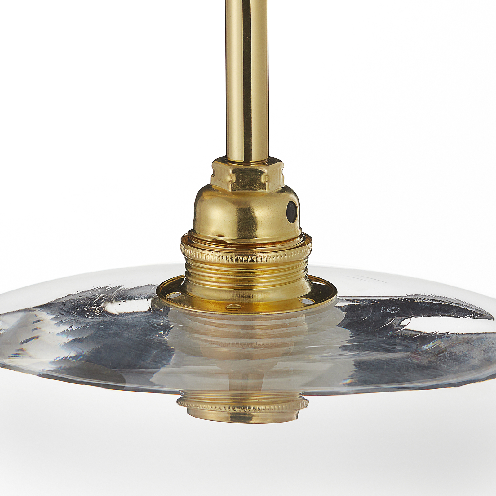 EBB & FLOW Horizon karos fali lámpa arany/tiszta Ø 21 cm
