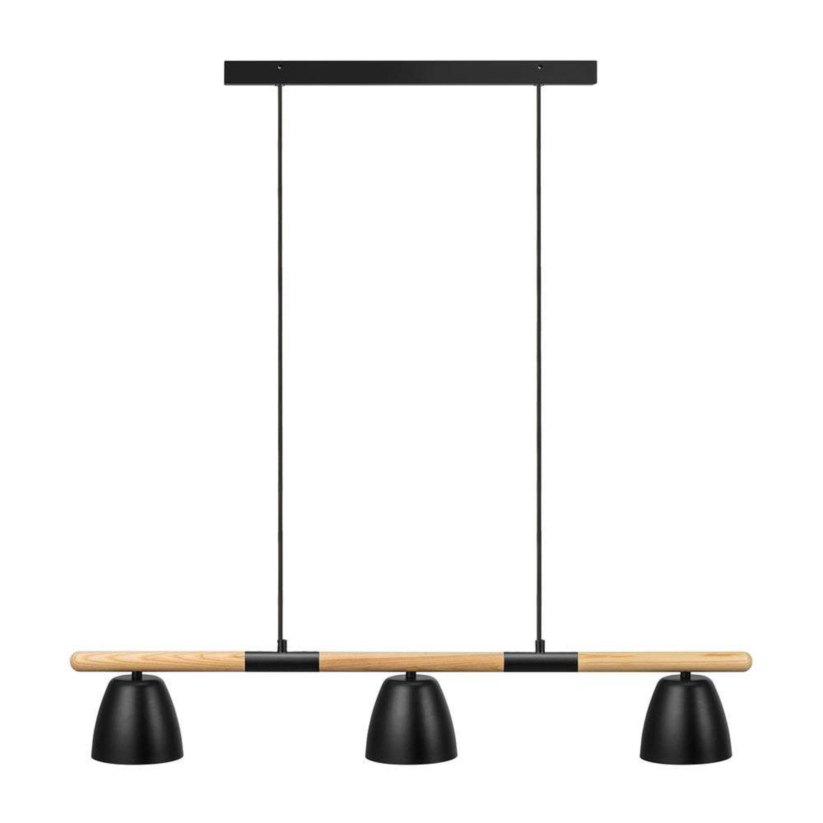 Theo 3 Závěsná Lampa Black - Nordlux