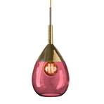 EBB & FLOW Lute M pendant lamp gold ruby red
