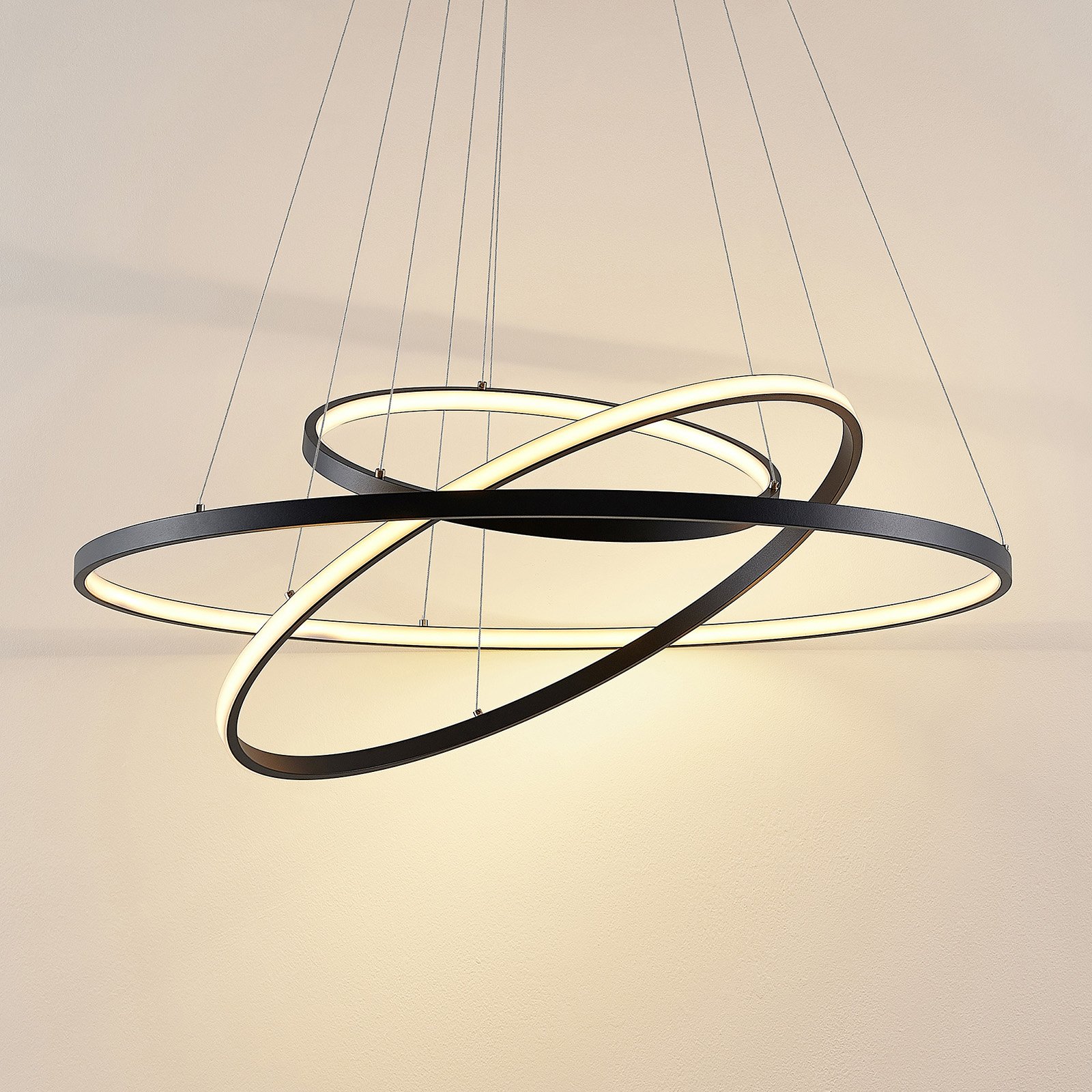 Filippa Pendant Matt Black/White - Lucande
