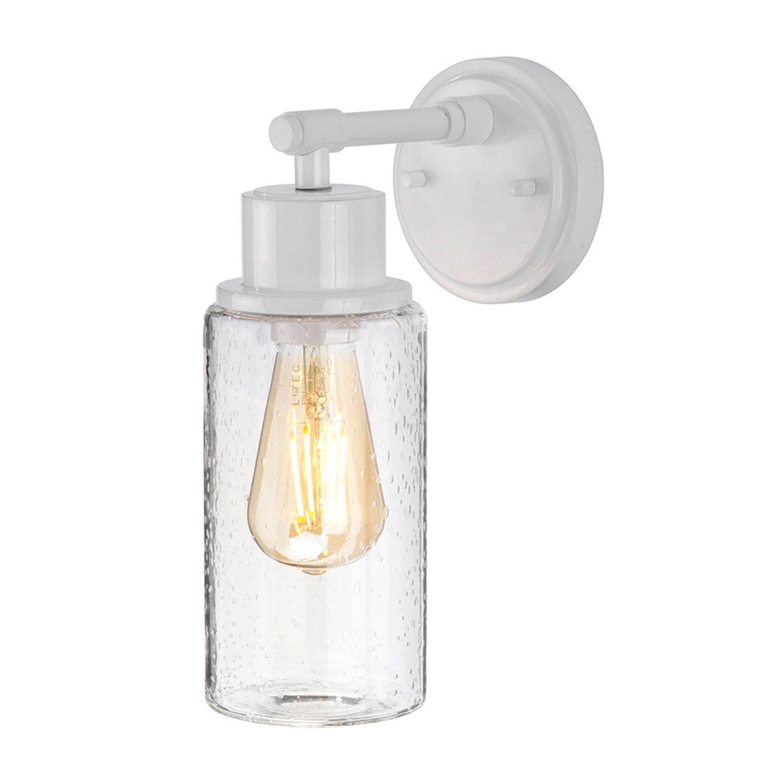 Applique LED Morvah pour salles de bain en blanc
