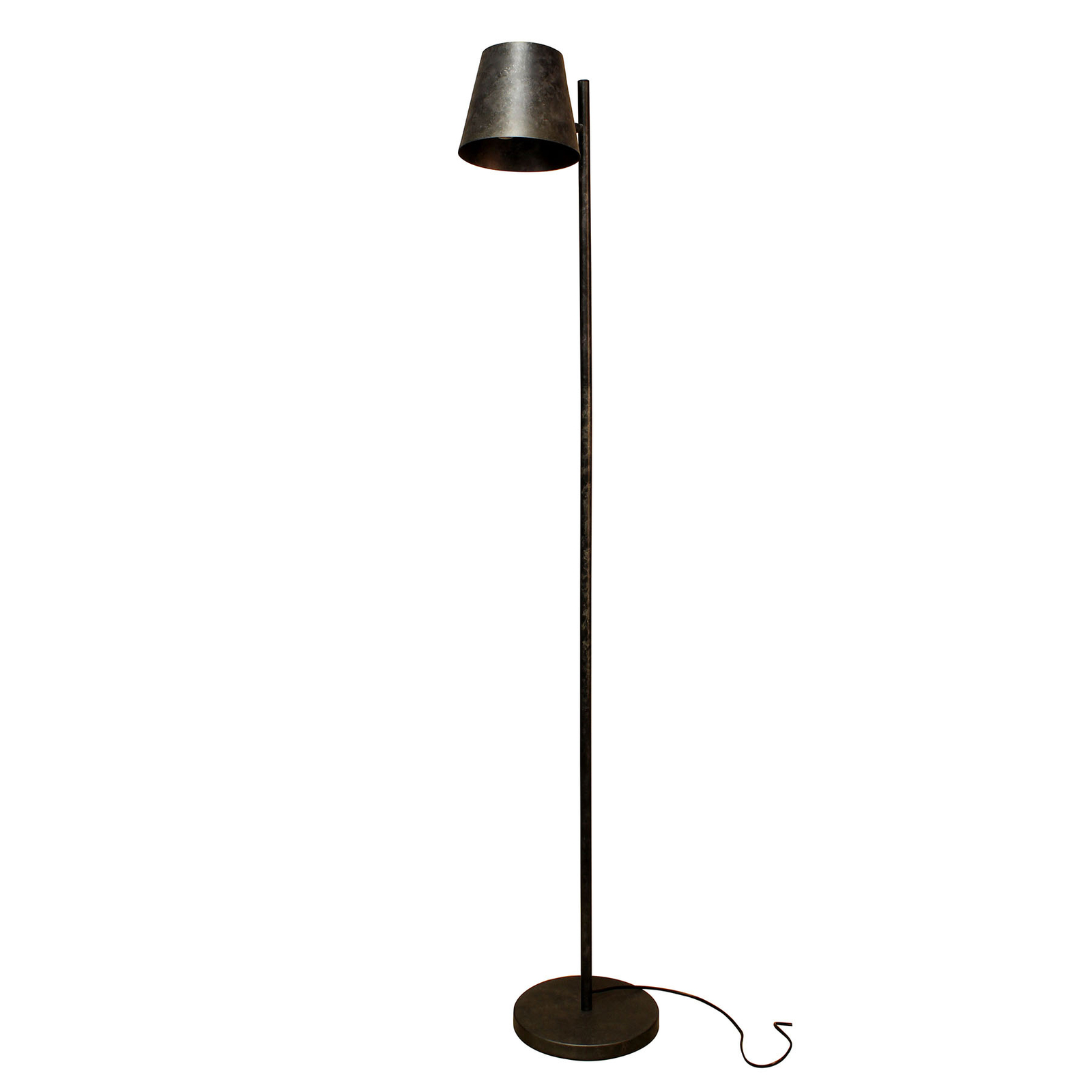 Colt floor lamp, one-bulb, frost-grey