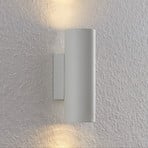 Lindby wall light Joffrey, 18 cm, white, up/down, GU10