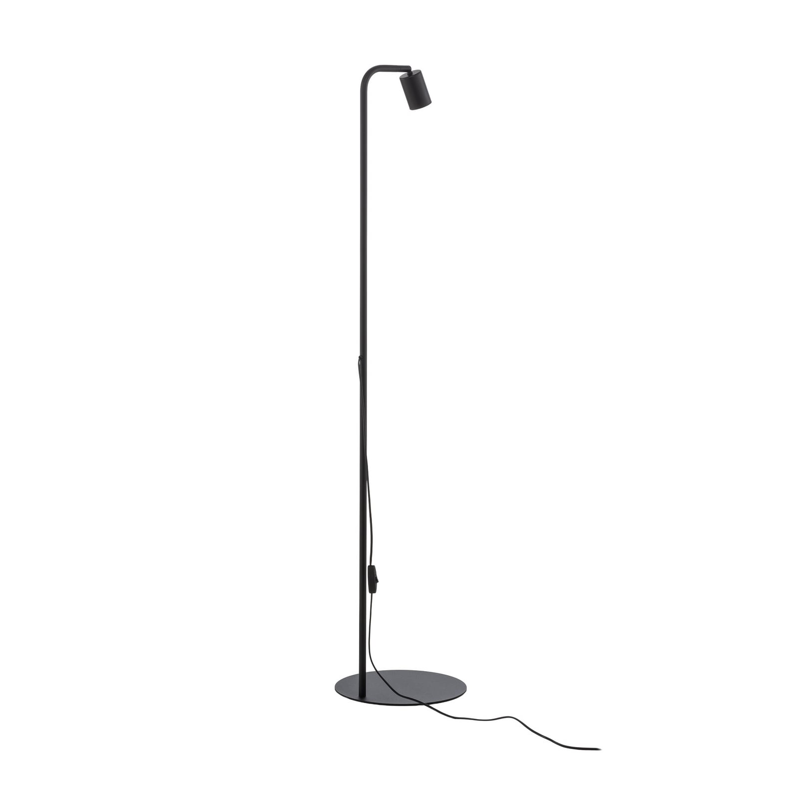 Piantana Nex, nera, metallo, altezza 140 cm, GU10