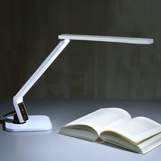 OttLite Entice LED Desk Lamp with Wireless Charging Adjustable Arm