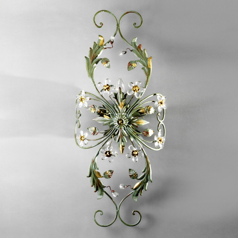 Plafonnier vert ALESSANDRIA de style florentin
