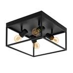 Deckenlampe Silentina vierflammig, 36x36cm