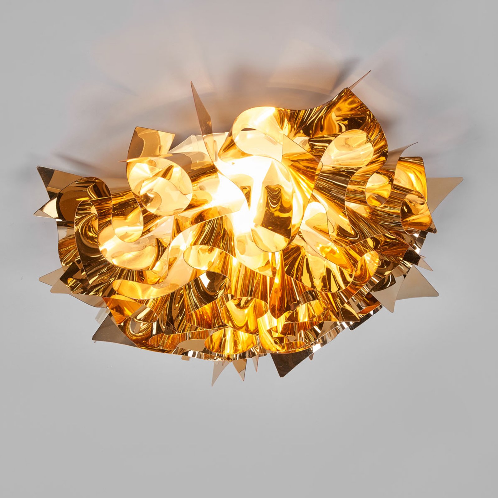 Slamp Veli Medium designer-loftlampe Ø 53cm guld