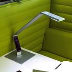 Luctra Table Linear LED-Tischleuchte Fuß alu