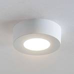 Plafonnier LED Marlo blanc 3 000 K rond 12,8 cm