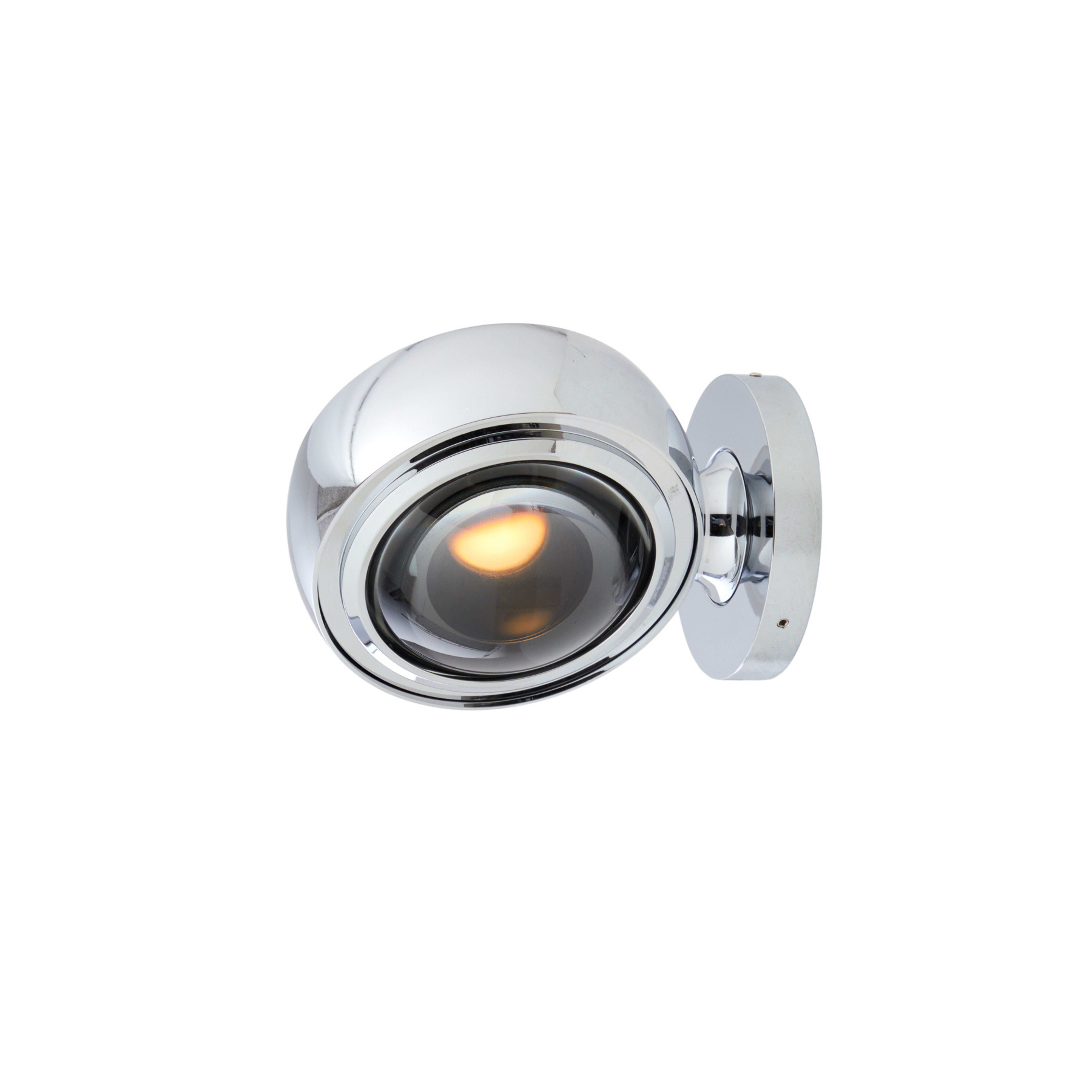 Optic wandlamp Chrome - LOOM DESIGN