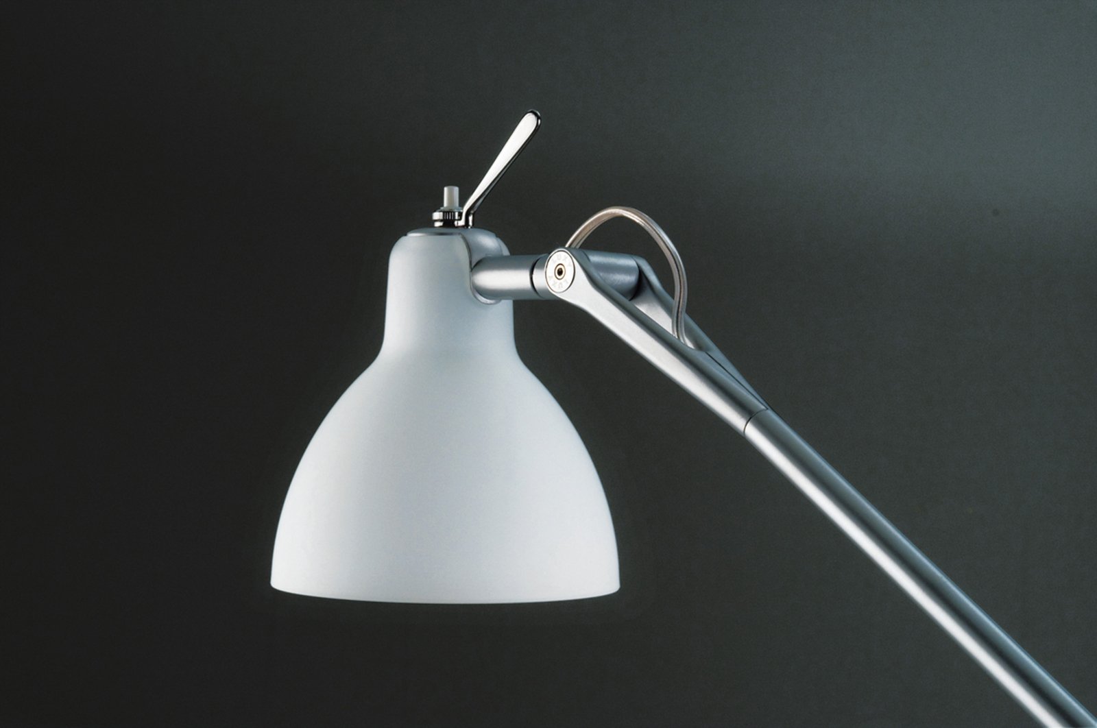 Luxy W2 Vägglampa Alu/Röd - Rotaliana