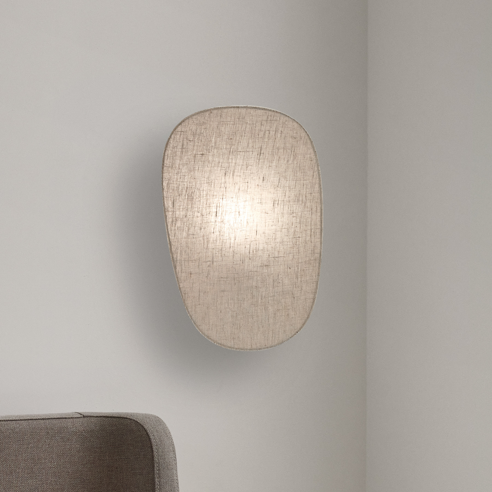 MARKET SET Wandlampe Screen 70's, 40 cm hoch, Textil