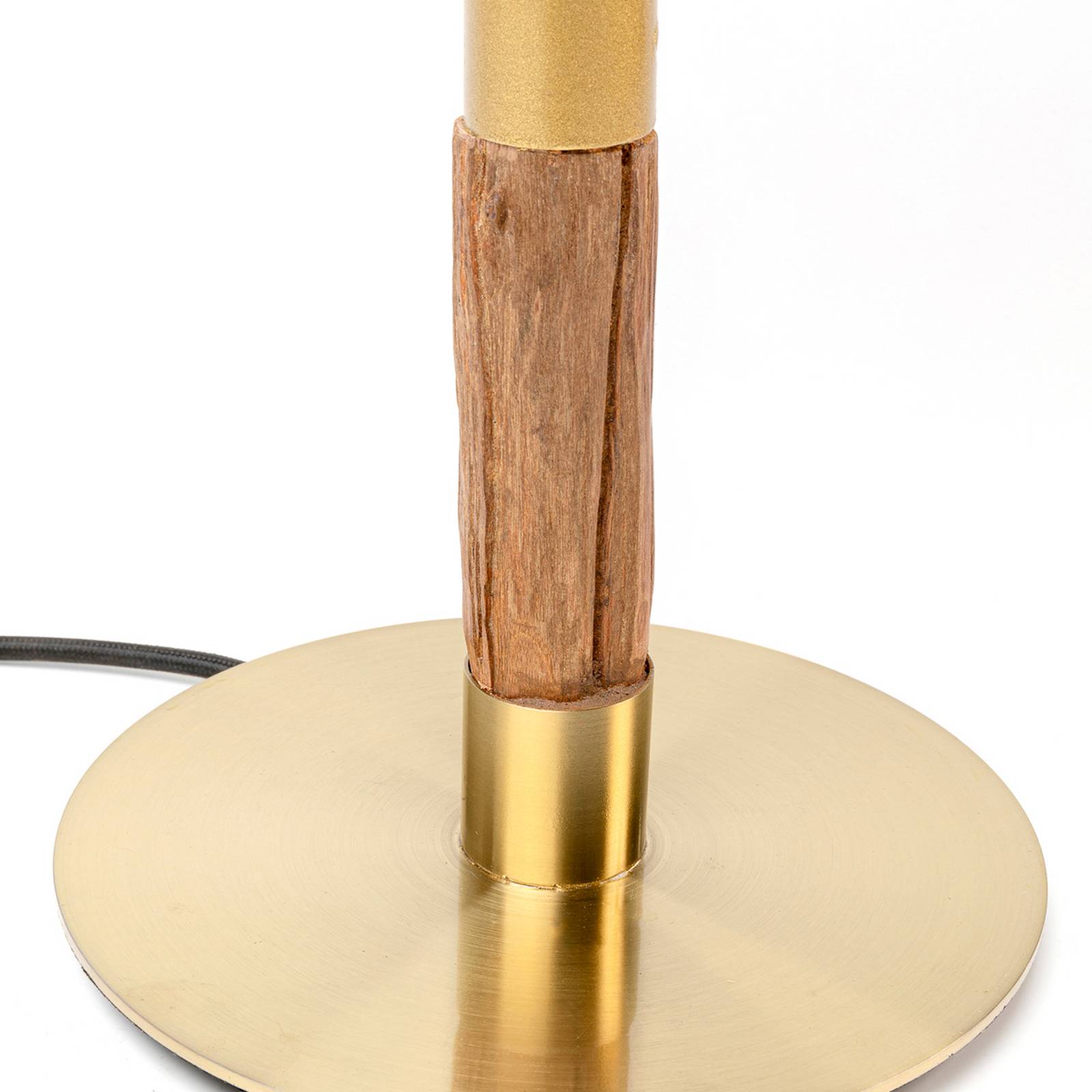 KARE tafellamp Twig, groen/goud, 74 cm hoog, E27