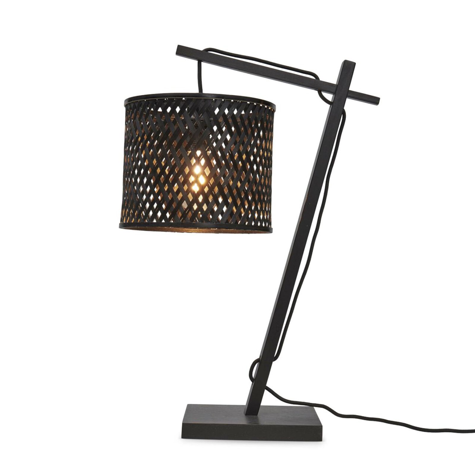 GOOD & MOJO Java stolní lampa, 18x15cm, černá
