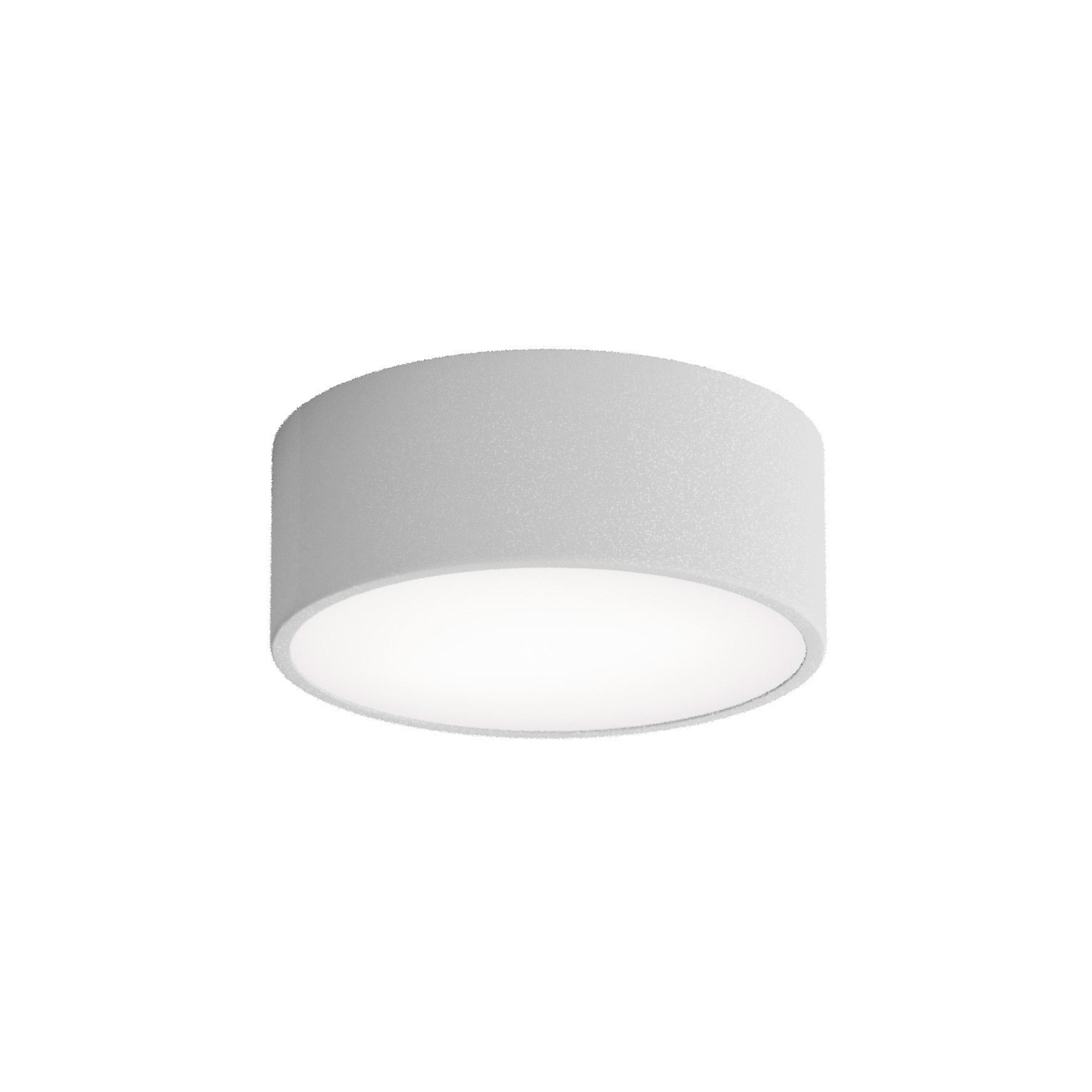 Cleo plafondlamp, grijs, Ø 20 cm, metaal, IP54