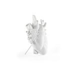 Love In Bloom Porcelain Heart Vase Blanc - Seletti
