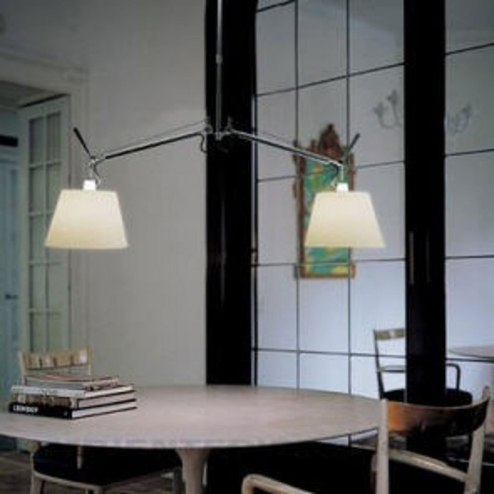 Tolomeo Basculante pendellampe Ø 24 cm beige Artemide - Spisestue - Aluminium