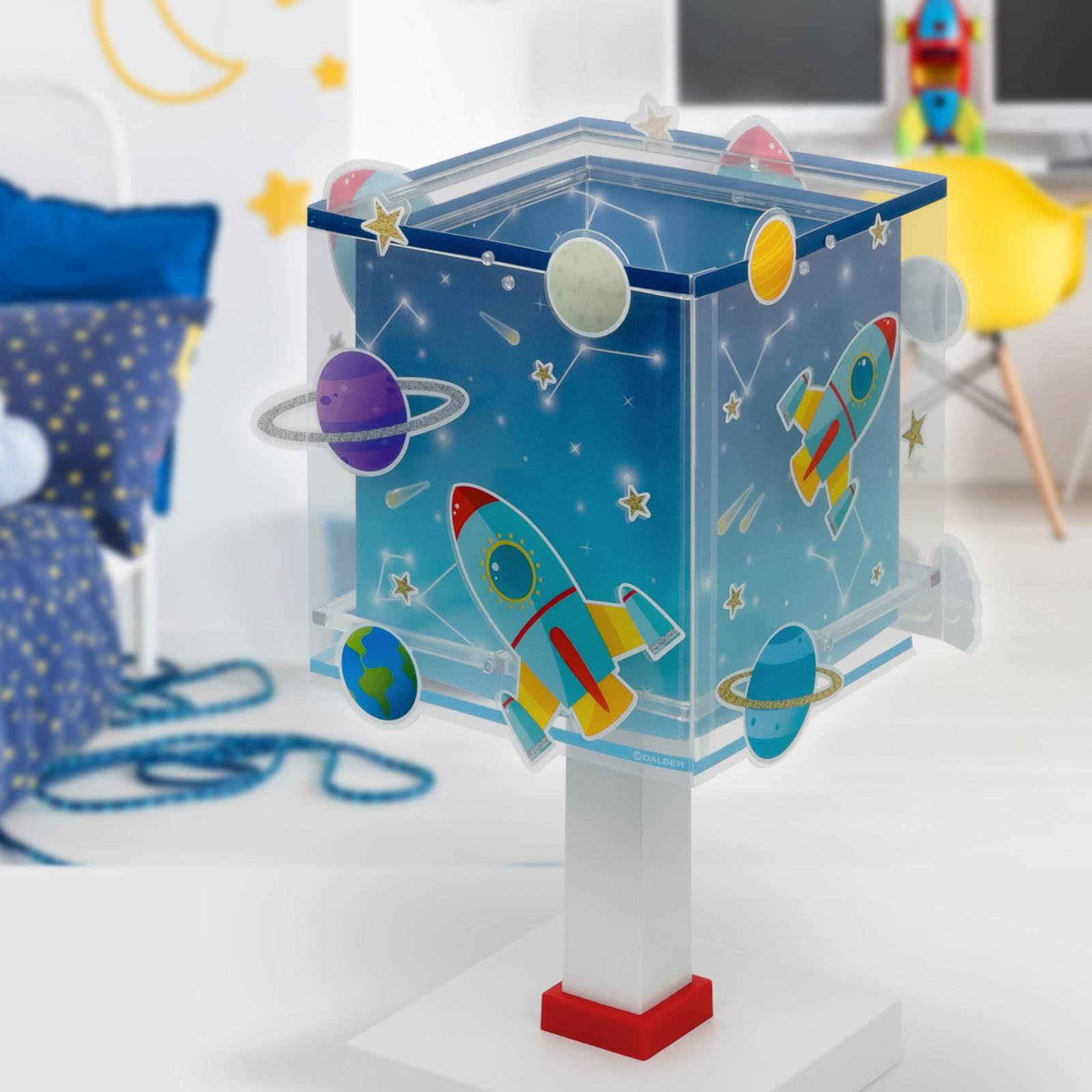 Kinder-Tischlampe Rocket, G4, Breite 14 cm günstig online kaufen