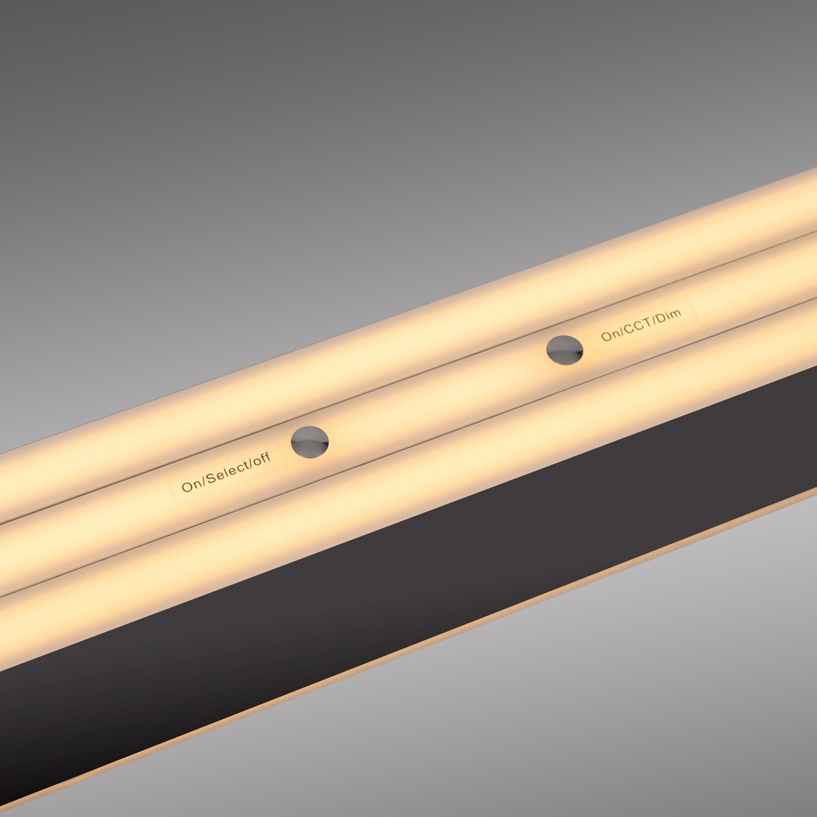 LED-riippvalgusti ADRIANA ROUND, must, pikkus 160 cm, metall, CCT