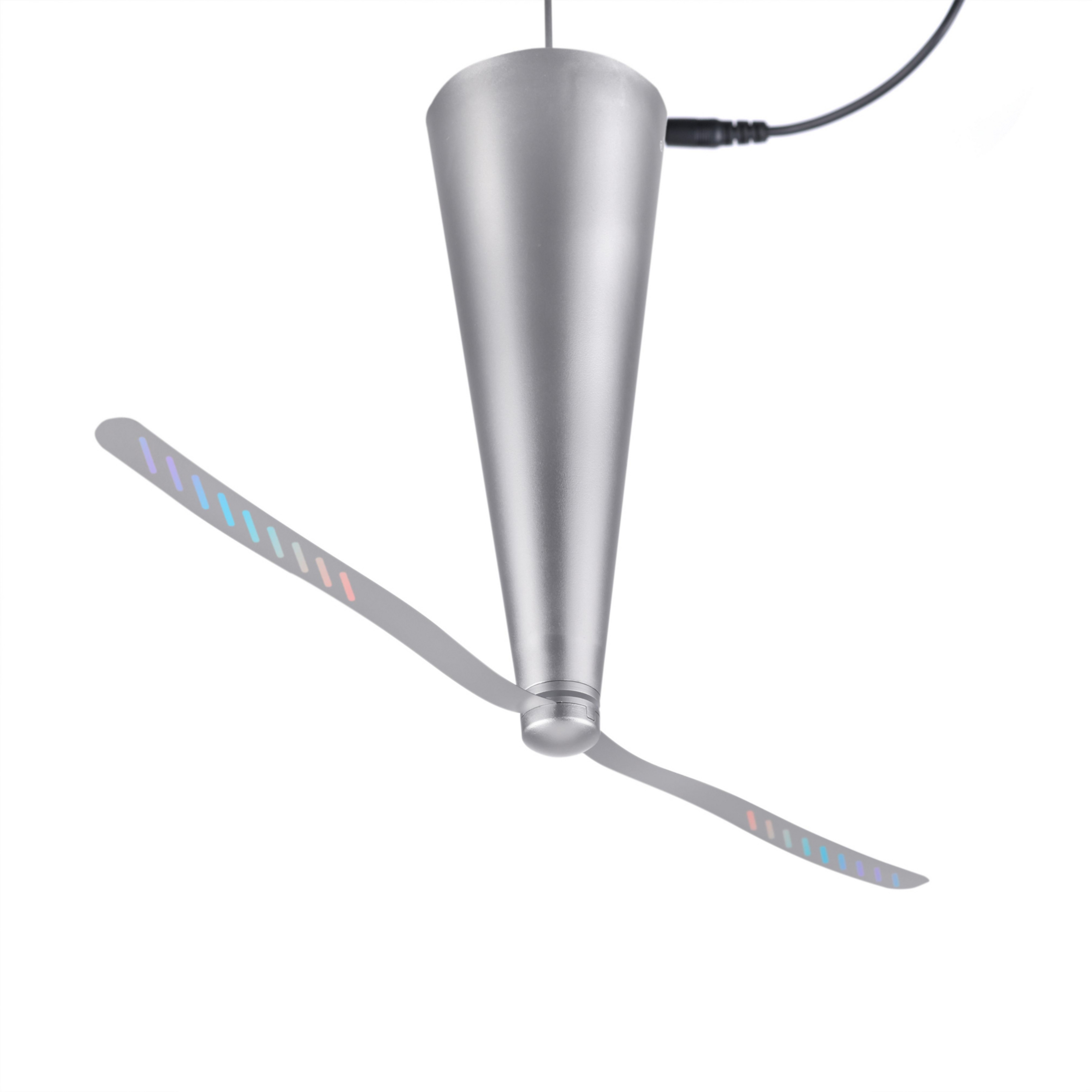 JUST LIGHT. Fliegenwedler Swat, batteriebetrieben, silber